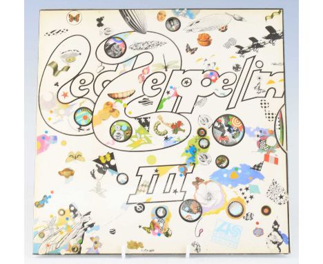 Led Zeppelin, Led Zeppelin III, Atlantic 2401002 red/maroon labels Peter Grant credit to both sides, Do What Thou Wilt 240100
