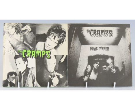 The Cramps, Fever / Garbageman, Illegal Records ILS 0017 A-1/B1, together with Drug Train / Love Me / I Can’t Hardly Stand It