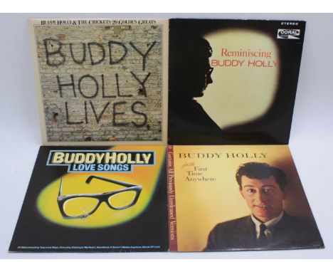 Buddy Holly &amp; The Crickets, a collection of fifteen LP's some foreign pressings to include 20 Golden Great, For The First