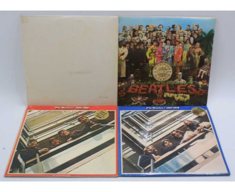 The Beatle, a collection of four LP's to include The Beatles, The Beatles (The White Album), No.151822, Apple PCS 7068 YEX 70