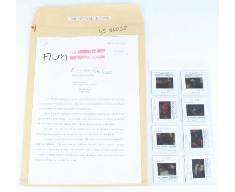 A collection of film and TV press release packs in annotated Imperial Press brown envelopes many with London Features Interna