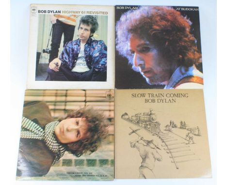 Bob Dylan, a collection of eight LPs, to include The Freewheelin'  Bob Dylan, Times They Are a-Changin', Blonde on Blonde, At