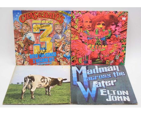 A collection of LPs, various dates and genres, to include Pink Floyd - Atom Heart Mother, Cream - Disraeli Gears, Stevie Wond