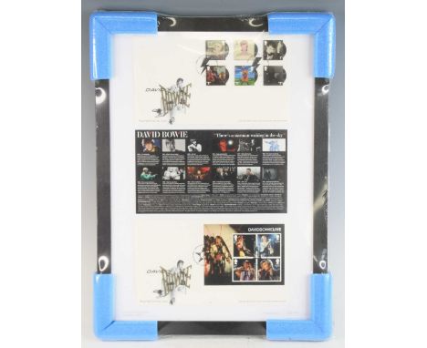 David Bowie, Limited edition First Day Cover presentation set, issued by Royal Mail 14 March 2017 no. 009/995, 45 x 33cm, tog