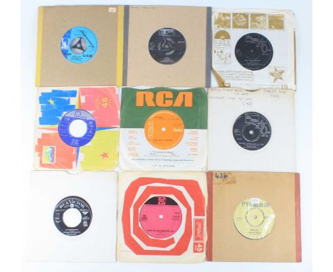 A large collection of 7" singles, to include The Beatles - From Me To You, Please Please Me, Twist &amp; Shout, Penny Lane, I