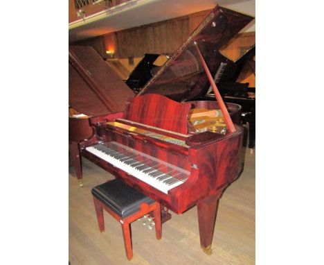 Bechstein (c2007)A 6ft 4in Model MP192 grand piano in a bright mahogany case, together with a matching stool