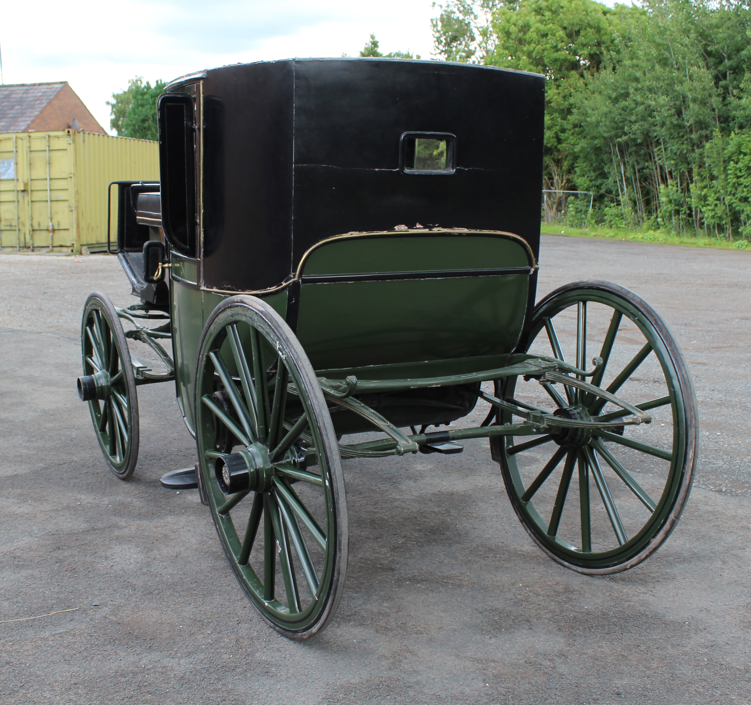 A 19th Century Brougham carriage by Eugene Picard of Paris, with low ...