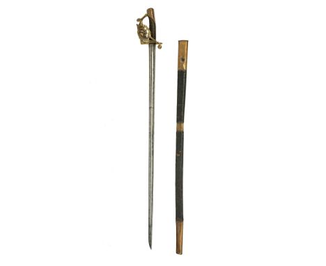 A RARE NAPOLEONIC KINGDOM OF HOLLAND CARABINIERS MODEL 1813 TYPE 3 OFFICER'S SWORD BY SCHIMMELBUSCH & ZOON OF SOLINGEN, circa