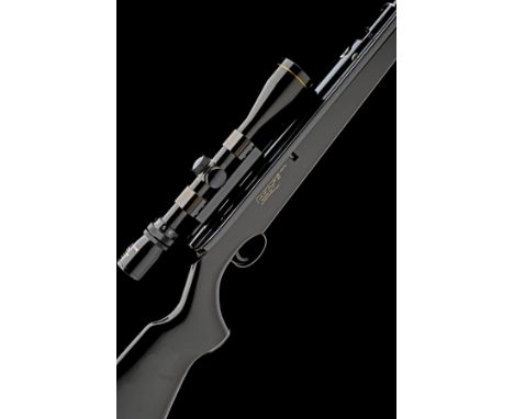 A RARE .22 WEBLEY &amp; SCOTT TRACKER SIDE-LEVER AIR-RIFLE WITH BLACK-FINISHED STOCK, serial no. 41272, believed produced in 