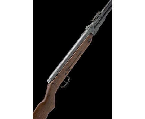 A PRE-WAR .177 H.J. ISSUE HAENEL MODEL 'V' JUNIOR UNDER-LEVER AIR-RIFLE, no visible serial number, circa 1938, with sighted 1