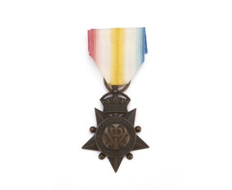 A KABUL TO KANDAHAR 1880 STAR TO THE 72ND HIGHLANDERS, bronze, with suspension ring, the reverse named '58B/1918 PRIVATE H. C