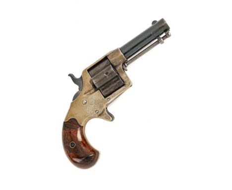 COLT, USA AN EARLY .41 (RIMFIRE) 'CLOVERLEAF' HOUSE REVOLVER, serial no. 275, for first year of production, 1871, with round 