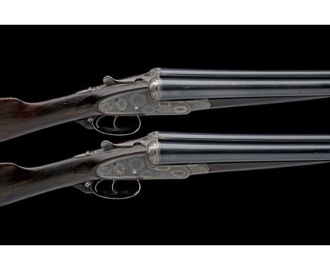 BOSS &amp; CO. A PAIR OF 12-BORE EASY-OPENING SIDELOCK EJECTORS, serial no. 7733 / 34, circa 1930, 29in. nitro chopperlump ba