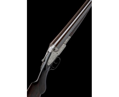 L.C. SMITH, NEW YORK A 10-BORE (2 7/8in.) DOUBLE-BARRELLED HAMMERLESS SIDELOCK NON-EJECTOR DUCK GUN, serial no. 37292, circa 