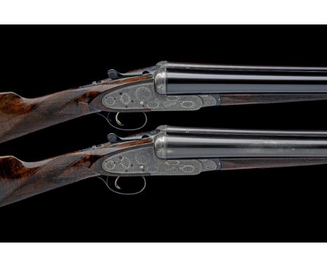 BOSS &amp; CO. A PAIR OF 12-BORE SINGLE-TRIGGER EASY-OPENING SIDELOCK EJECTORS, serial no. 6811 / 2, circa 1922, 28in. nitro 