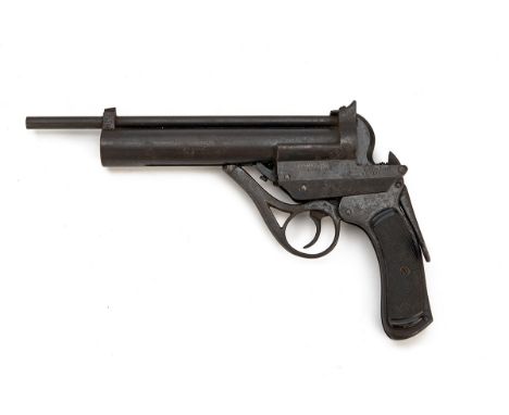 A .177 WESTLEY RICHARDS RECEIVER-COCKING 'HIGHEST POSSIBLE' AIR-PISTOL, serial no. 983, second model circa 1912, 13in. overal