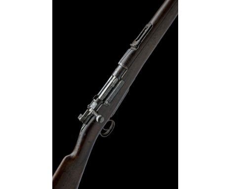 A 7.65x53mm TURKISH CONTRACT MAUSER M1893 BOLT-ACTION SERVICE RIFLE, no visible serial number, recovered by British Forces du