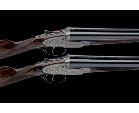 J. PURDEY &amp; SONS A PAIR OF 12-BORE SELF-OPENING SIDELOCK EJECTORS, serial no. 19679 / 80, for 1910, 28in. nitro chopperlu