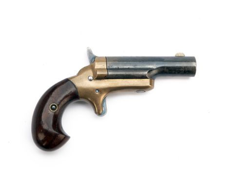 A .41 (RIMFIRE) COLT No.3 THUER'S PATENT DERRINGER VEST PISTOL, serial no. 10485, circa 1880, with blued 2in. barrel marked '
