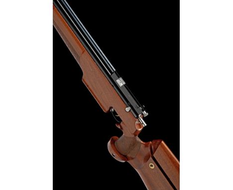 A RARE .177 SPORTSMATCH GC2 PRE-CHARGED PNEUMATIC AIR-RIFLE WITH CUSTOM LEFT-HAND STOCK, serial no. 025L, circa 1987, with bl