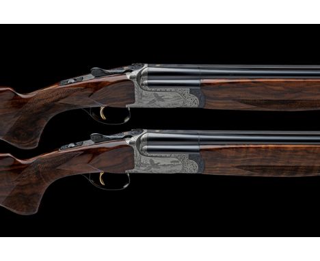 PERAZZI A PAIR OF PATELLI-ENGRAVED 20-BORE 'SC3' SINGLE-TRIGGER TRIGGERPLATE-ACTION OVER AND UNDER EJECTORS, serial no. 13359