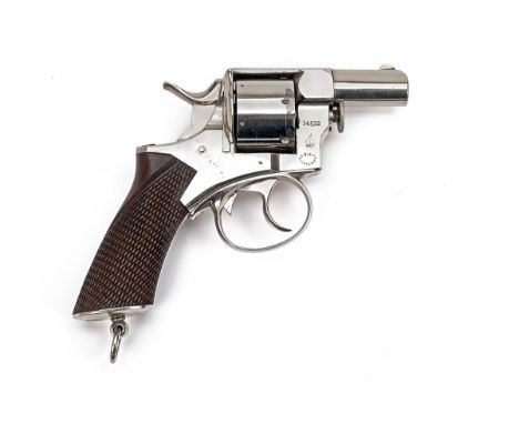 A GOOD .442 WEBLEY RIC No.3 REVOLVER RETAILED BY TRULOCK & HARRISS, DUBLIN, serial no. 14532, circa 1884 with ovoid 2 1/2in. 