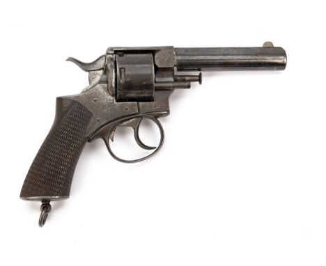 A .442 WEBLEY No.1 R.I.C. SIX-SHOT REVOLVER, serial no. 40558, circa 1883 with ovoid 4 1/2in. blued barrel with applied nicke