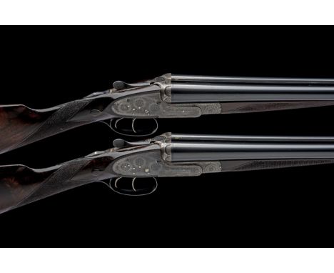 JAMES WOODWARD &amp; SONS A FINE AND RARE PAIR OF 20-BORE SIDELOCK EJECTORS, serial no 6471 / 2, for 1919, 28in. Whitworth-st