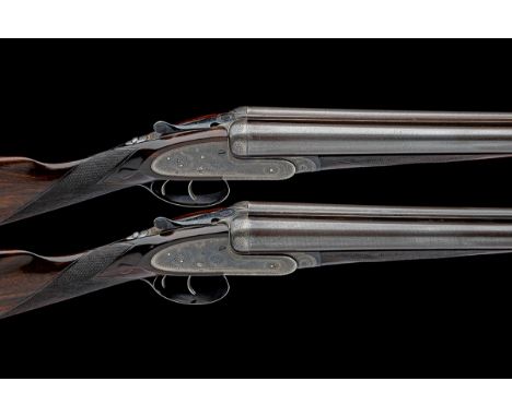 J. PURDEY &amp; SONS A PAIR OF 12-BORE SELF-OPENING SIDELOCK EJECTORS, serial no. 16258 / 9, for 1898, 30in. fine damascus ni