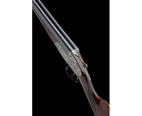 JOHN POWELL A HUNT-ENGRAVED 12-BORE SELF-OPENING HAND-DETACHABLE SIDELOCK EJECTOR, serial no. 27426, for 1980, 28in. nitro re