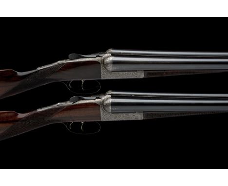 JOHN DICKSON &amp; SON A PAIR OF 12-BORE 1887 PATENT ROUND-ACTION TRIGGERPLATE-ACTION EJECTORS, serial no. 5960 / 1, for 1907