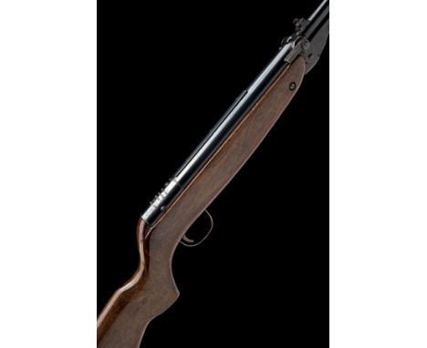 A .22 WEBLEY &amp; SCOTT MK3 UNDER-LEVER AIR-RIFLE, serial no. A8991, for June 1969, with blued 18 1/2in. barrel, applied tel