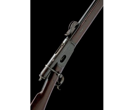 A 10.4mm (RIMFIRE) SWISS VETTERLI M78 BOLT-ACTION REPEATING SERVICE RIFLE, serial no. 158197, circa 1880s, with 33in. round s