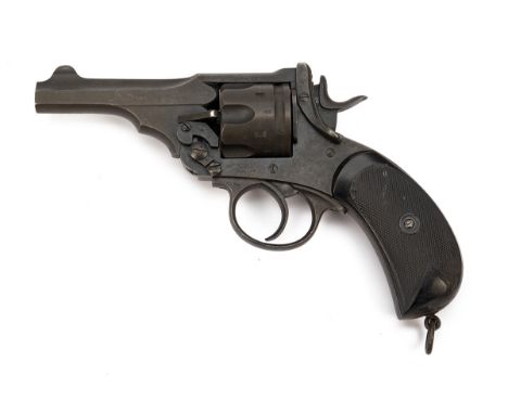 A .455 WEBLEY MKIV SERVICE REVOLVER, serial no. 88991, issue-dated for 12/00 (December 1900), with 4in. barrel, integral fore