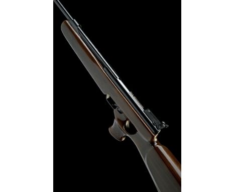 A SCARCE BOXED .177 BSA BUCCANEER BREAK-BARREL AIR-RIFLE, serial no. AA04870, circa 1980, with blued 18 1/2in. barrel, ramp f