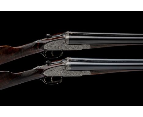 HOLLAND & HOLLAND A PAIR OF 12-BORE 'ROYAL HAMMERLESS EJECTOR' SIDELOCK EJECTORS, serial no. 23301 / 2, for 1903, 30in. repla