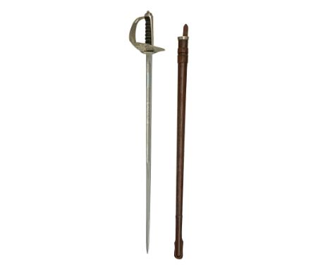 AN UNUSUAL QEII PATTERN 1897 DRESS SWORD FOR MALAWI BY WILKINSON, circa 1970s, with 32 1/2in. single-edged blade etched both 