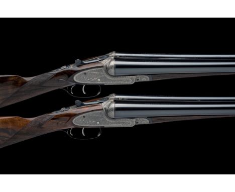 STEPHEN GRANT &amp; SONS A PAIR OF 12-BORE SIDELOCK EJECTORS, serial no. 6261 / 2, for 1891, 28in. nitro reproved replacement