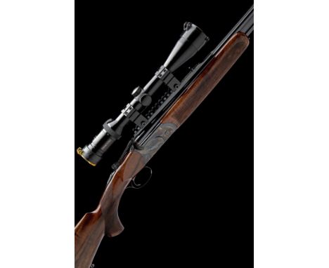 RIZZINI A 9.3x74R 'EXPRESS 90L' SINGLE-TRIGGER OVER AND UNDER EJECTOR DOUBLE RIFLE, serial no. 31787, dated 1997, cat. no. 70
