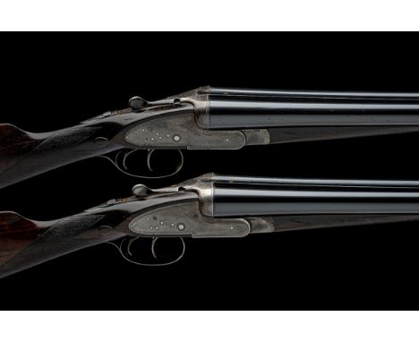 WILLIAM EVANS A PAIR OF 12-BORE SIDELOCK EJECTORS, serial no. 15928 / 9, for 1929, 28in. nitro barrels, the ribs engraved 'WI
