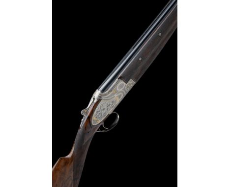 FABRIQUE NATIONALE A CAPECE-ENGRAVED 12-BORE CUSTOM SINGLE-TRIGGER SIDEPLATED OVER AND UNDER EJECTOR, serial no. 57583 S76, f