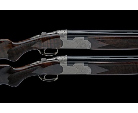 P. BERETTA A PAIR OF 12-BORE 'S687 SILVER PIGEON III' SINGLE-TRIGGER OVER AND UNDER EJECTORS, serial no. R21458S/R21459S, for