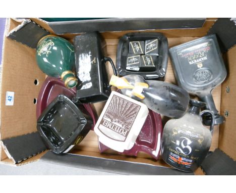 A collection of Wade Ceramic Whiskey &amp; Spirit Bottles /decanters to include Glenfiddich, Springbank, Johnnie Walker Black