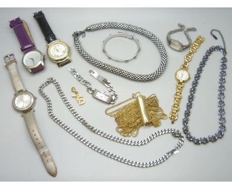 Designer jewellery and wristwatches including Michael Kors, Guess, Fossil, Betty Jackson, etc.