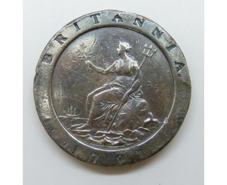 A George III cartwheel two pence 