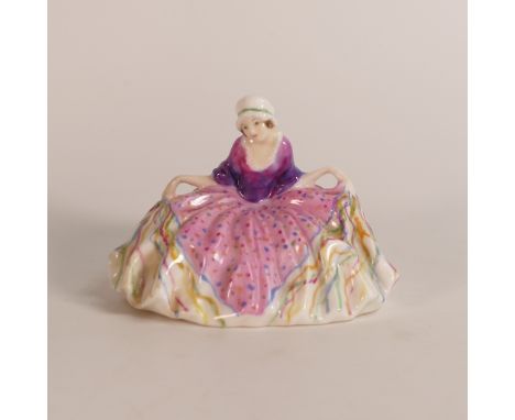 Royal Doulton early miniature figure Polly Peachum M23, dated 1932, r.