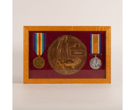 WWI Medals: Awarded to John Hoy, King's Royal Rifle Corps, 16th Bn. (Service Number R/34003) who died 12 December 1916. Inclu