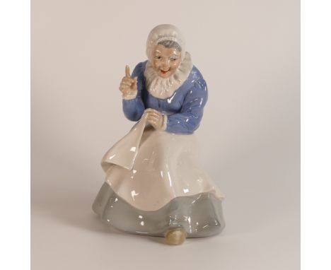Wade, rare figure of 'Old Nanny'. 'Specially Made in England for P. E. Sandström Esq. August 1947' Height: 24cm