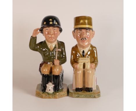 Bairstow Wilkinson World War II Allied Leaders Collection to include General George S. Patton L/E 41/100, General Charles De 