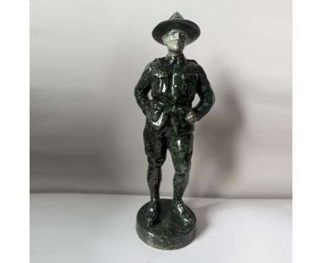 Royal Doulton Titanian figure Digger HN321, designed by E W Light, h.28.5cm, r.
